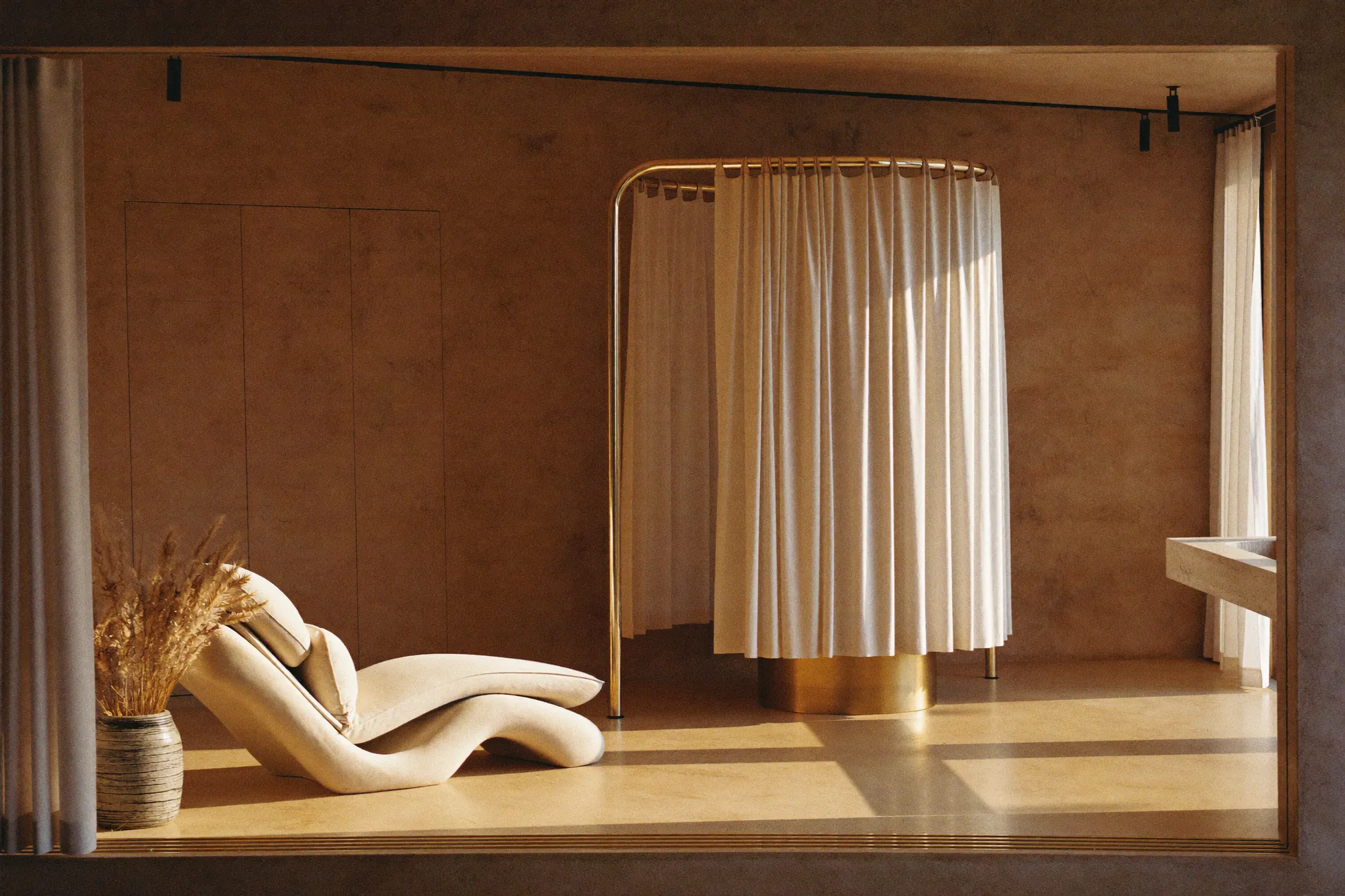 The candle-lit Maison Molley studio
